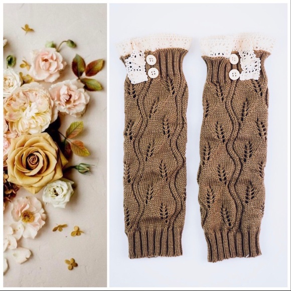 Leg Warmers with Boho Boot Cuff Detail. - Picture 5 of 8